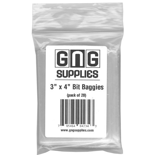 GNG Supplies: Bit Baggies 3" x 4" (20)