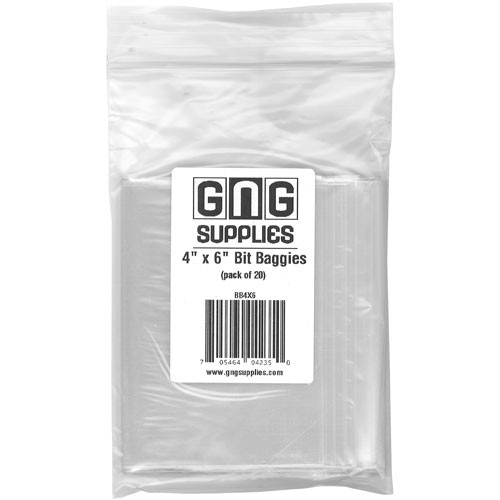 GNG Supplies: Bit Baggies 4" x 6" (20)