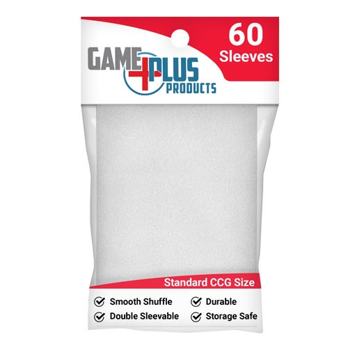 Game Plus Products Standard Card Sleeves: White (60)