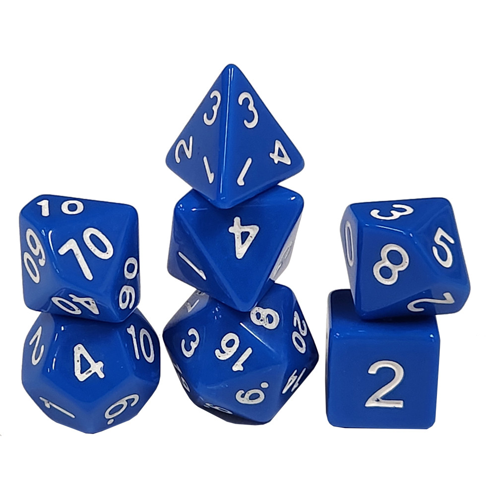 Game Plus Products Dice: Classic - Blue (7)