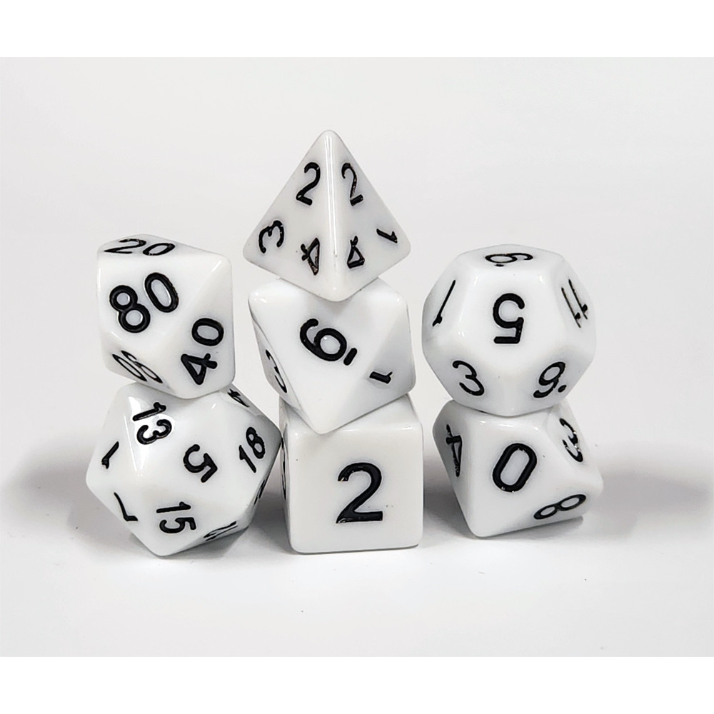 Game Plus Products Dice: Classic - White (7)