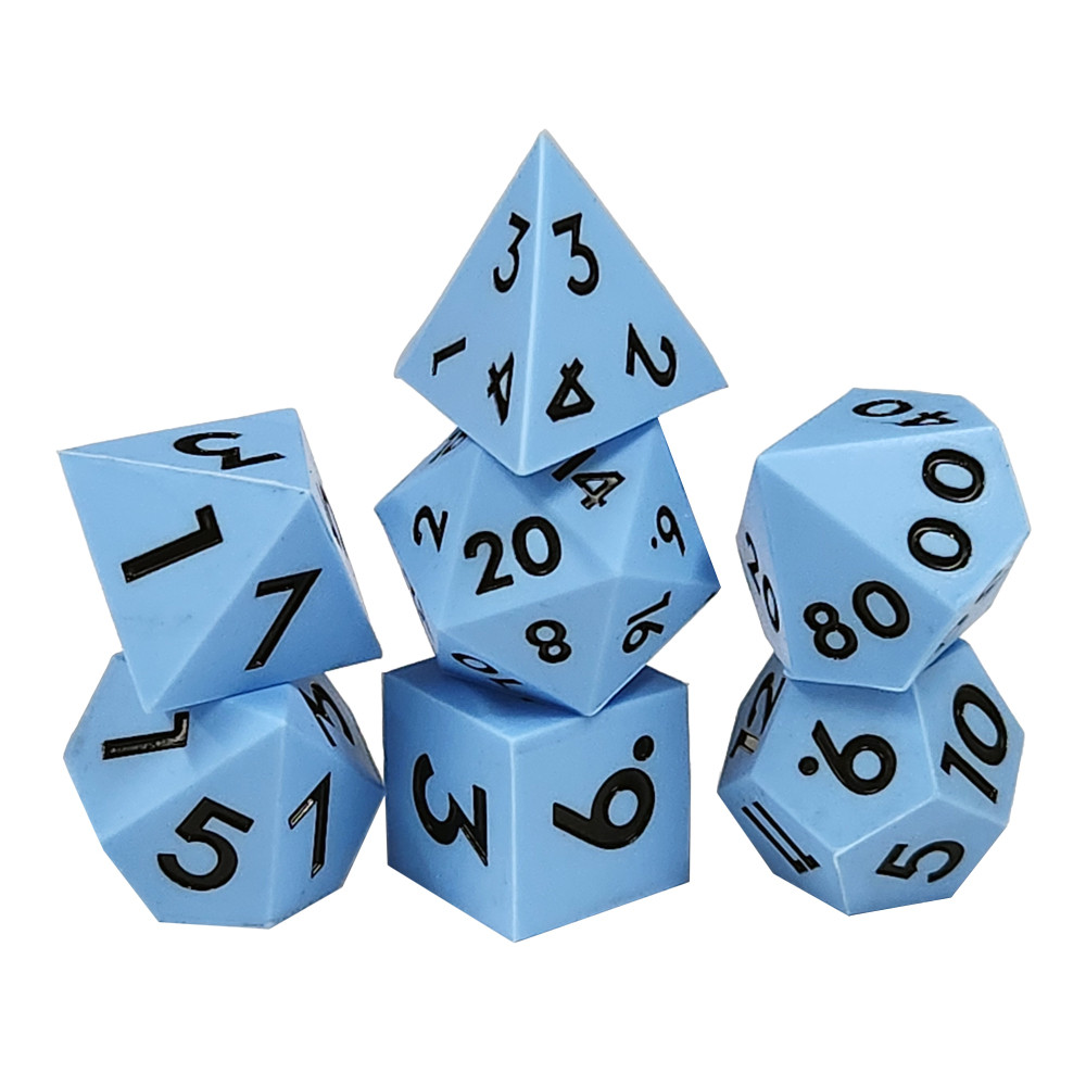 Game Plus Products 16mm Silicon Dice: Blue (7)