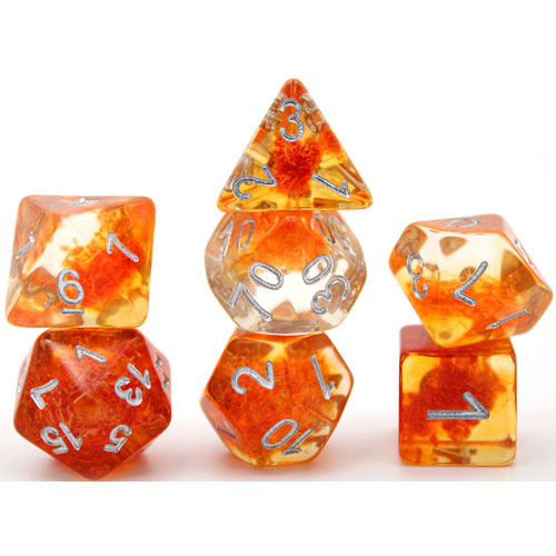 Game Plus Products Dice: 16mm Colorful Cotton - Orange (7)