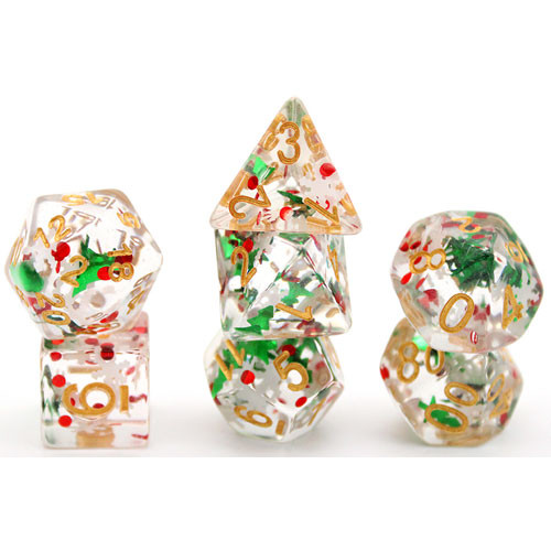 Game Plus Products Dice: 16mm Confetti  - Christmas (7)