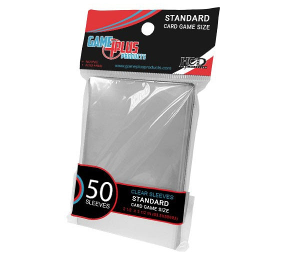 Game Plus Products Card Sleeves: Standard Card Game Size (50)