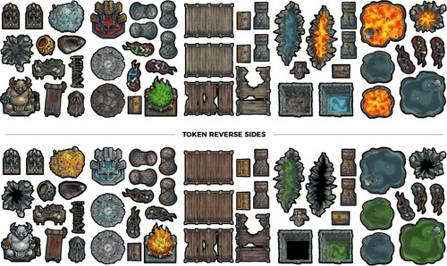 GTK1004 Geek Tank Games Tabletop Tokens Dungeon Set 