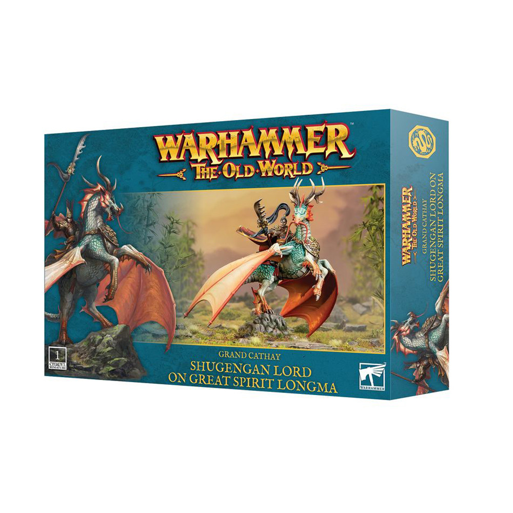 Warhammer The Old World: Grand Cathay - Shugengan Lord on Great Spirit Longma (Preorder)