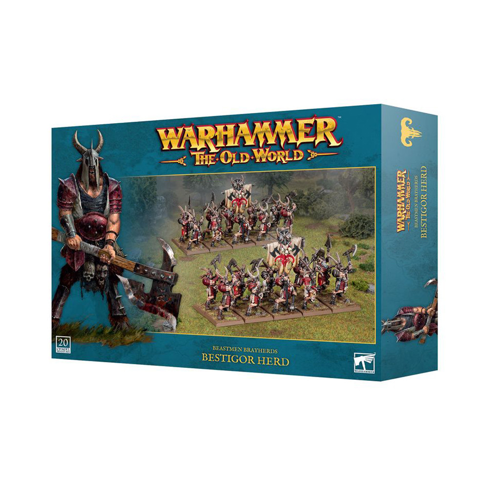 Warhammer The Old World: Beastmen Brayherds - Bestigor Herd (Preorder)
