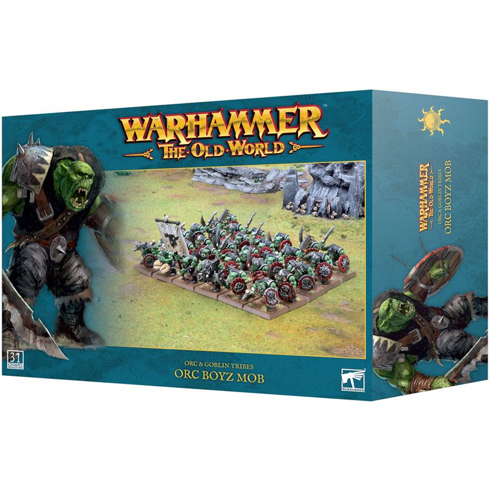 Warhammer The Old World: Orc & Goblin Tribes - Orc Boyz Mob (New Arrival)