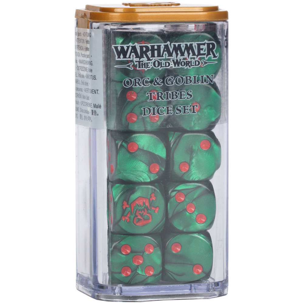 Warhammer The Old World: Orc & Goblin Tribes Dice (20)
