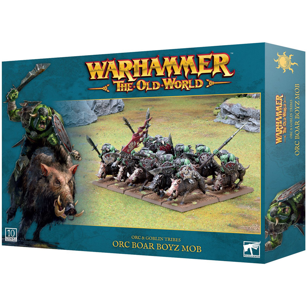 Warhammer The Old World: Orc & Goblin Tribes - Orc Boar Boyz Mob