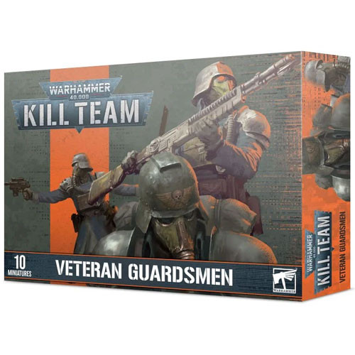 Warhammer 40K: Kill Team - Veteran Guardsmen, Table Top Miniatures