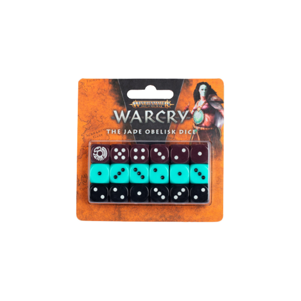 Warcry: The Jade Obelisk Dice (18)