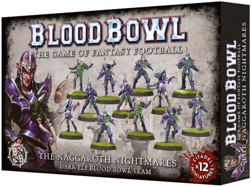 Blood Bowl Dark Elf Team The Naggaroth Nightmares Table Top Miniatures Miniature Market