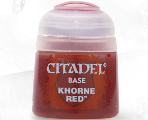 Citadel Base Paint: Khorne (12ml) Table Miniatures | Miniature Market