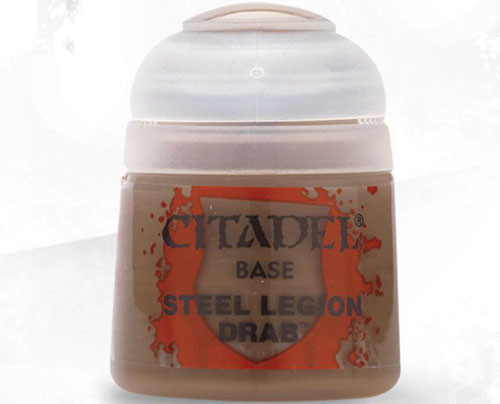 Citadel Base Paint: Steel Legion Drab (12ml)