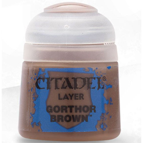 Citadel Layer Paint: Gorthor Brown (12ml)