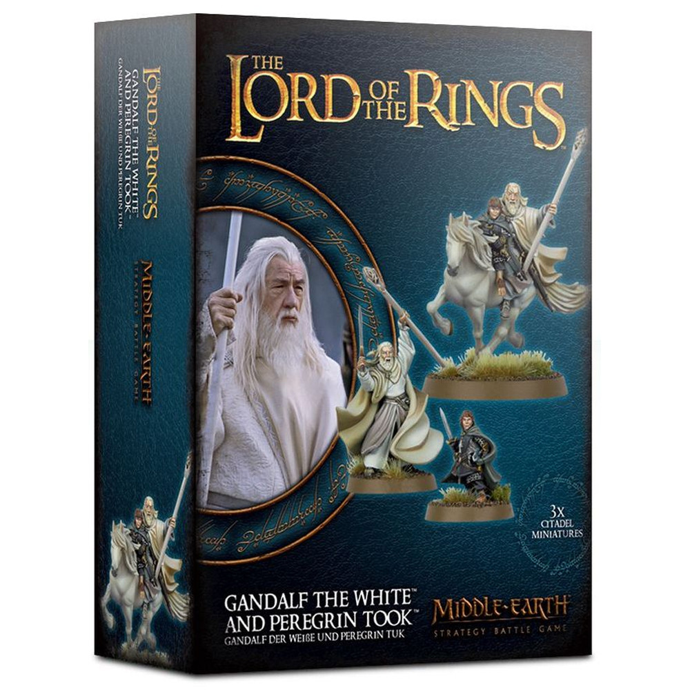 Middle-Earth SBG: Gandalf The White & Peregrin Took (New Arrival)