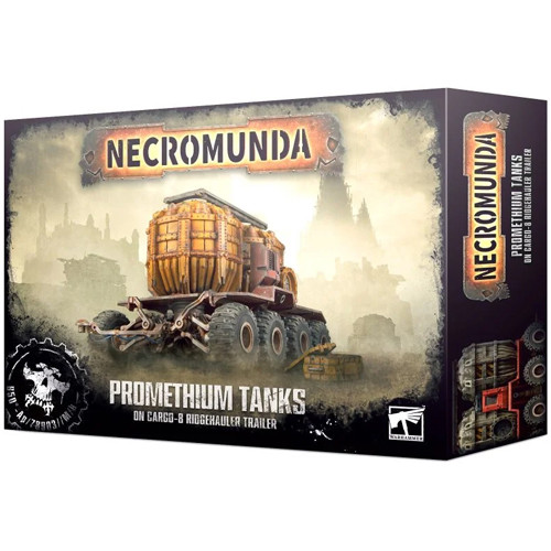 Necromunda: Promethium Tanks on Cargo-8 Ridgehauler Trailer