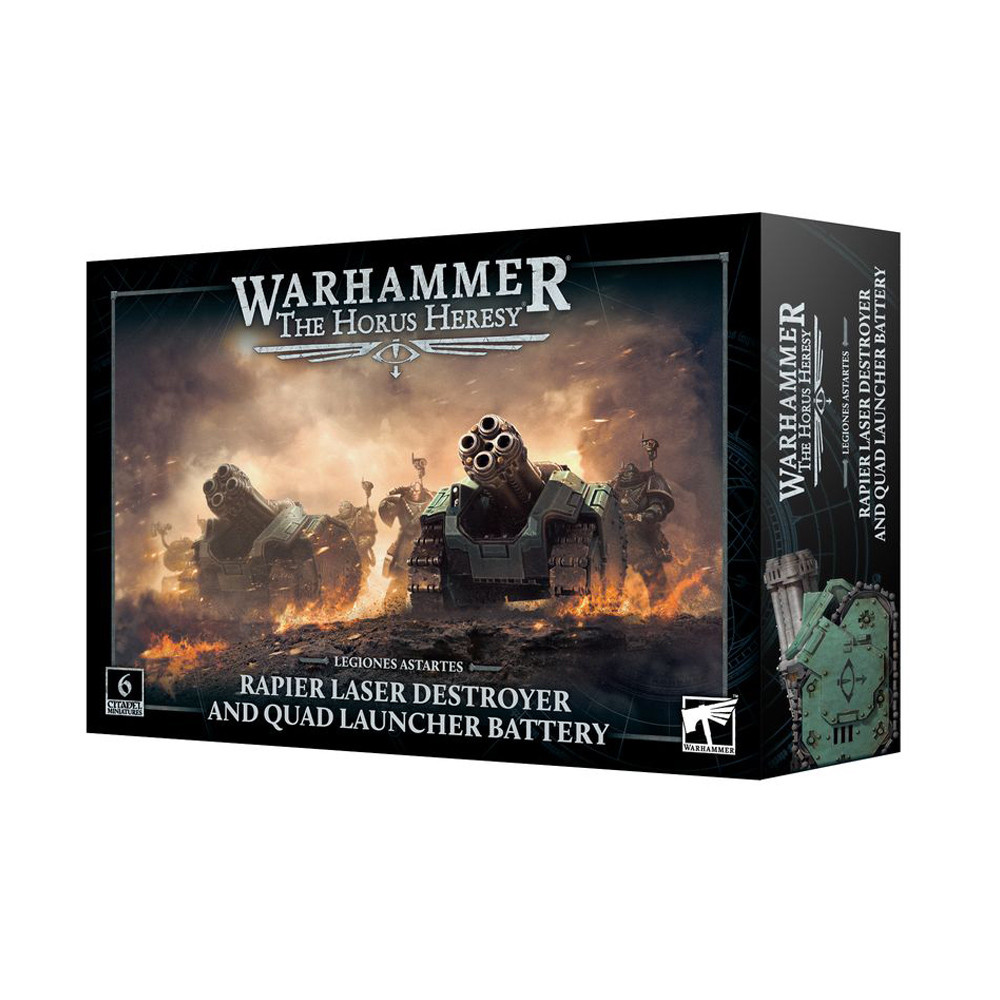 Warhammer Horus Heresy: Legiones Astartes - Rapier Laser Destroyer and Quad Launcher Battery (Preorder)