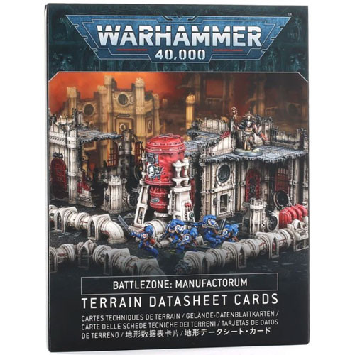 Warhammer 40K: Battlezone Manufactorum - Terrain Datasheet Cards