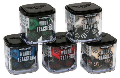 Warhammer 40K: Wound Trackers (Various Colors)