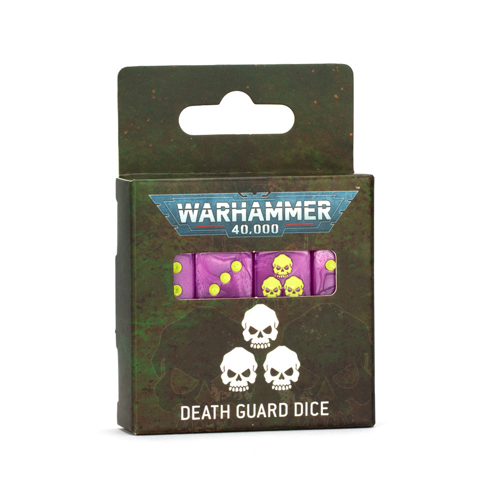 Warhammer 40K: Death Guard - Dice Set (16) (Preorder)