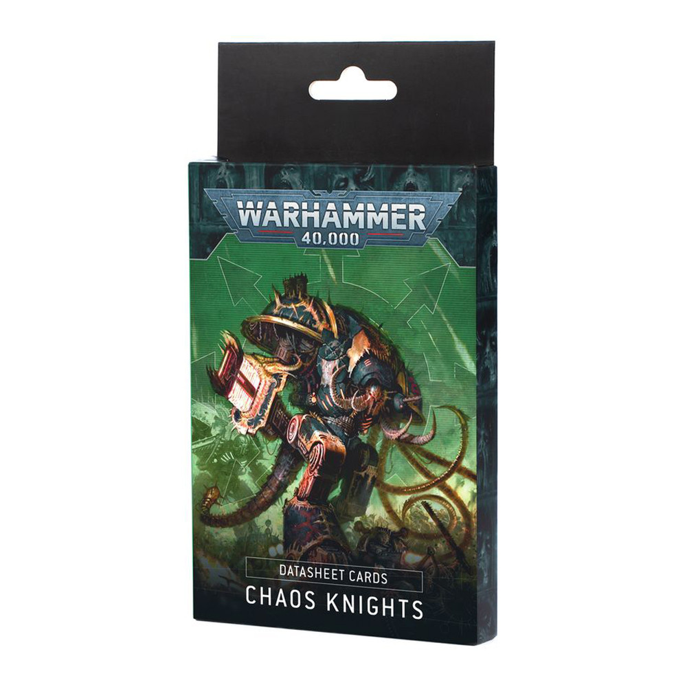 Warhammer 40K: Datasheet Cards - Chaos Knights (Preorder)