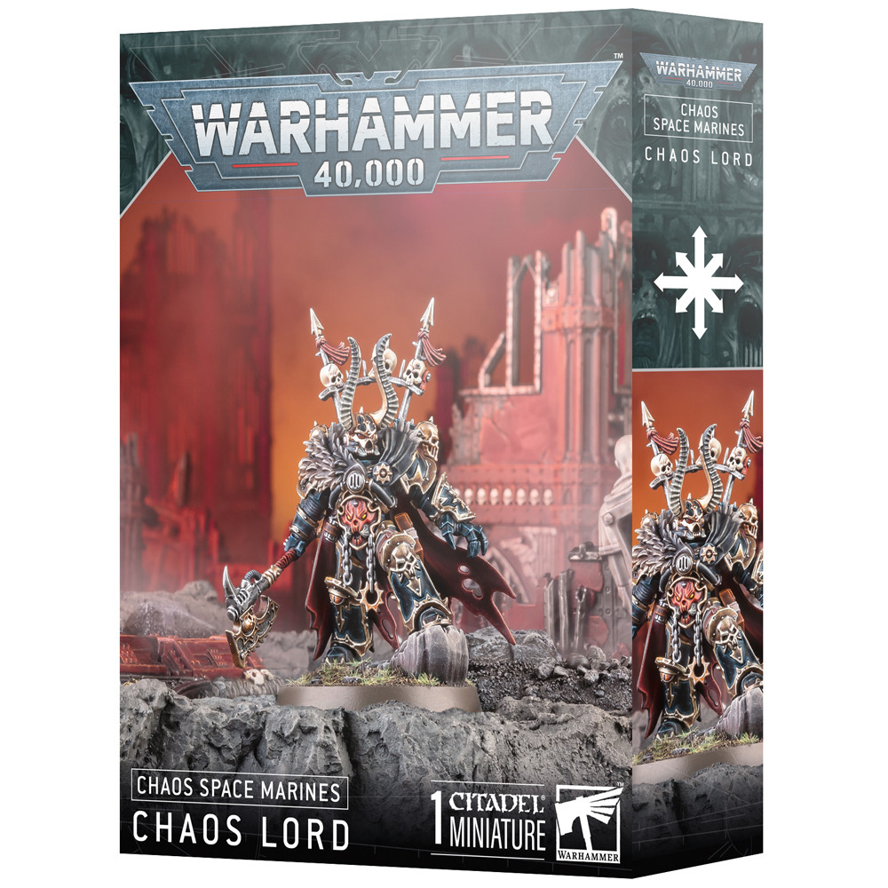 Warhammer 40K: Chaos Space Marines - Chaos Lord (Preorder)