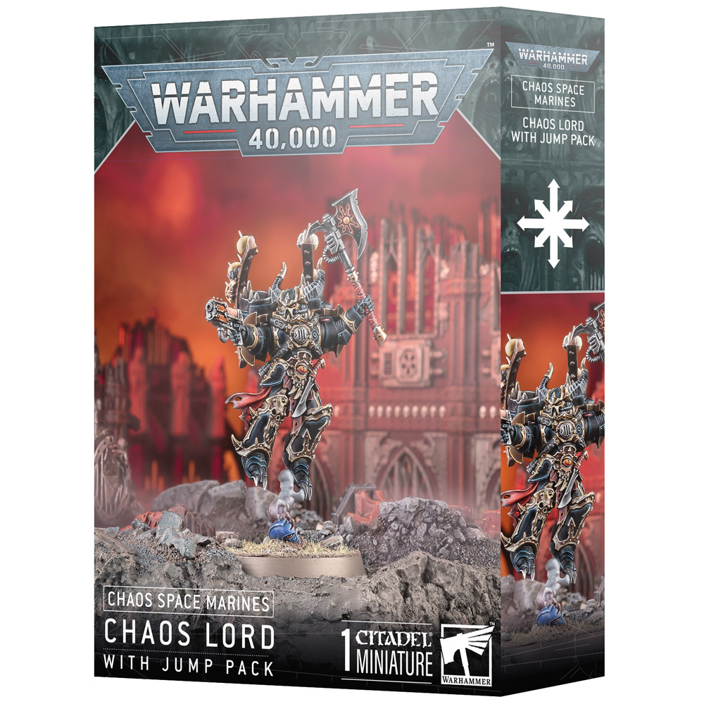 Warhammer 40K: Chaos Space Marines - Lord with Jump Pack (Preorder)