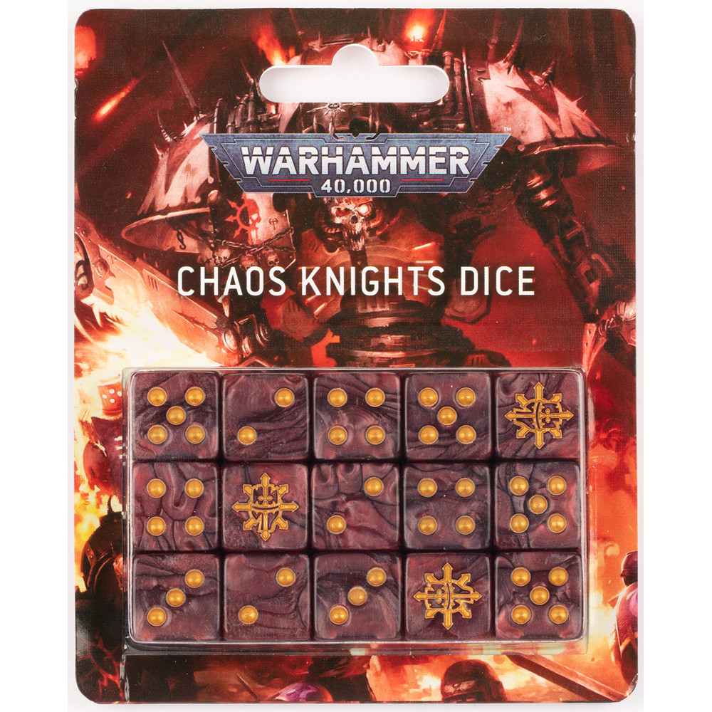 Warhammer 40K: Chaos Knights Dice (15)