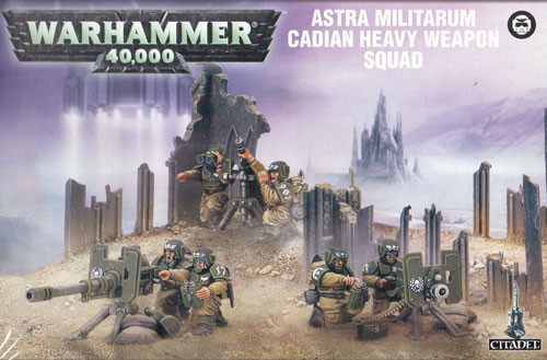 Warhammer 40K: Astra Militarum Cadian Heavy Weapon Squad