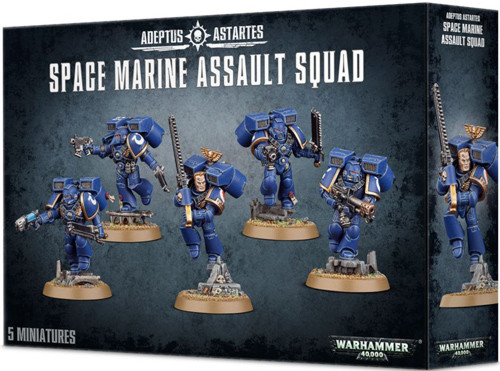 Warhammer 40k Space Marines Assault Squad 