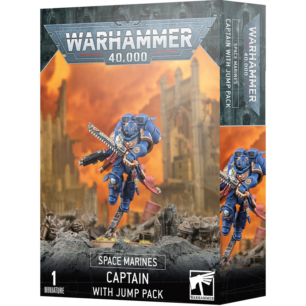 Warhammer 40K: Space Marines - Captain with Jump Pack