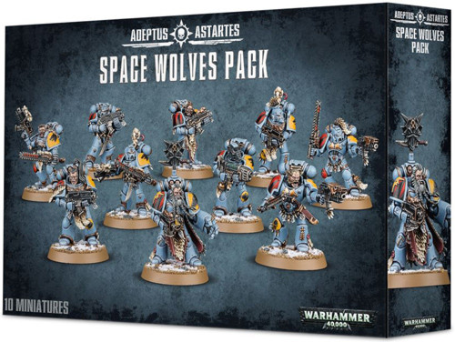 Warhammer 40K: Space Wolves Pack (Grey Hunters/Blood Claws/Wolf Guard)