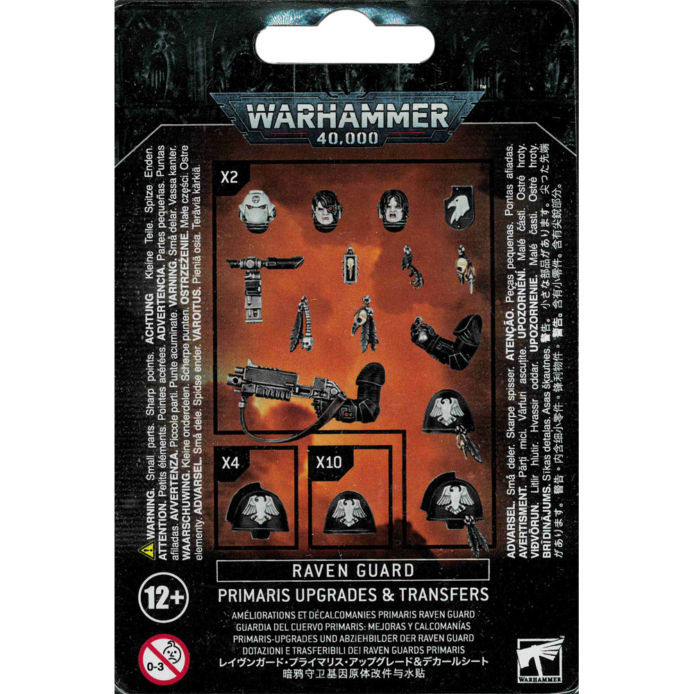 Warhammer 40k: Raven Guard - Primaris Upgrades & Transfrs (New Arrival)