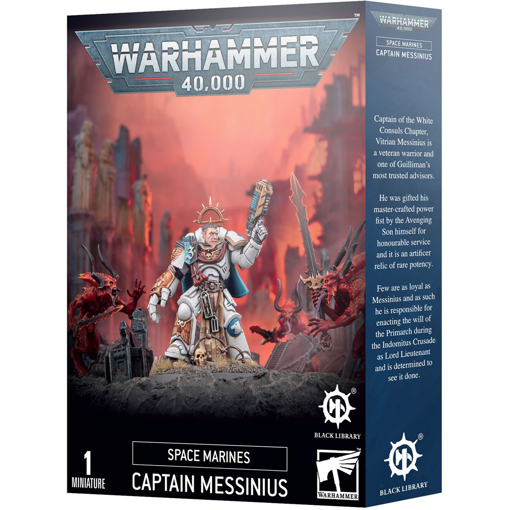 Warhammer 40K: Space Marines - Captain Messinius (Preorder)