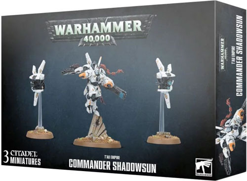 Warhammer 40K: Tau Empire - Commander Shadowsun, Table Top Miniatures