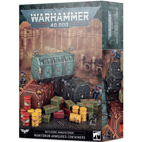 Warhammer 40K: Battlezone Manufactorum - Munitorum Armoured Containers