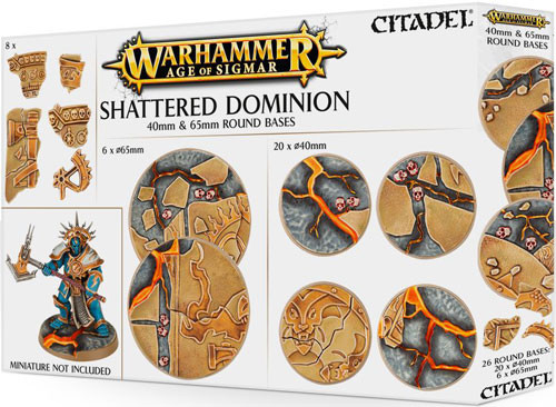 Age of Sigmar: Shattered Dominion - 40 & 65mm Round Bases