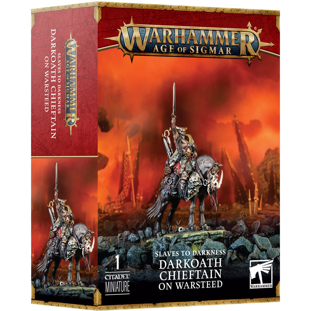 Age of Sigmar: Slaves to Darkness - Darkoath Chieftain on Warsteed