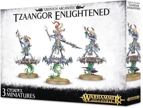 Warhammer Age of Sigmar Tzeentch Arcanites Tzaangor Enlightened 3 Miniatures for sale online