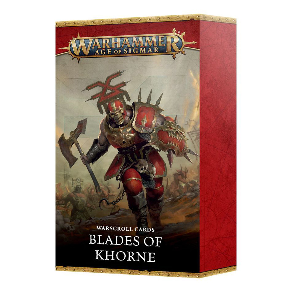 Warhammer Age of Sigmar: Warscroll Cards - Blades of Khorne (Preorder)