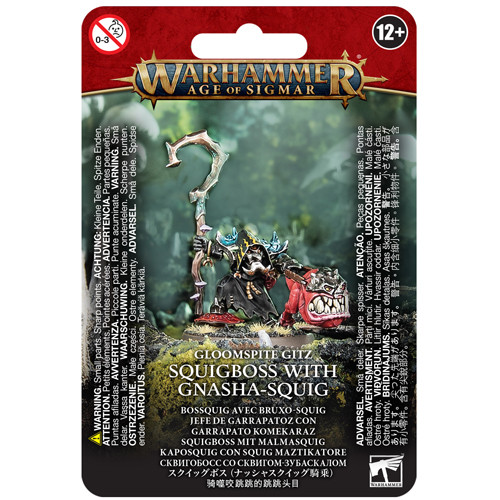 Warhammer Age of Sigmar: Gloomspite Gitz - Squigboss with Gnasha-Squig