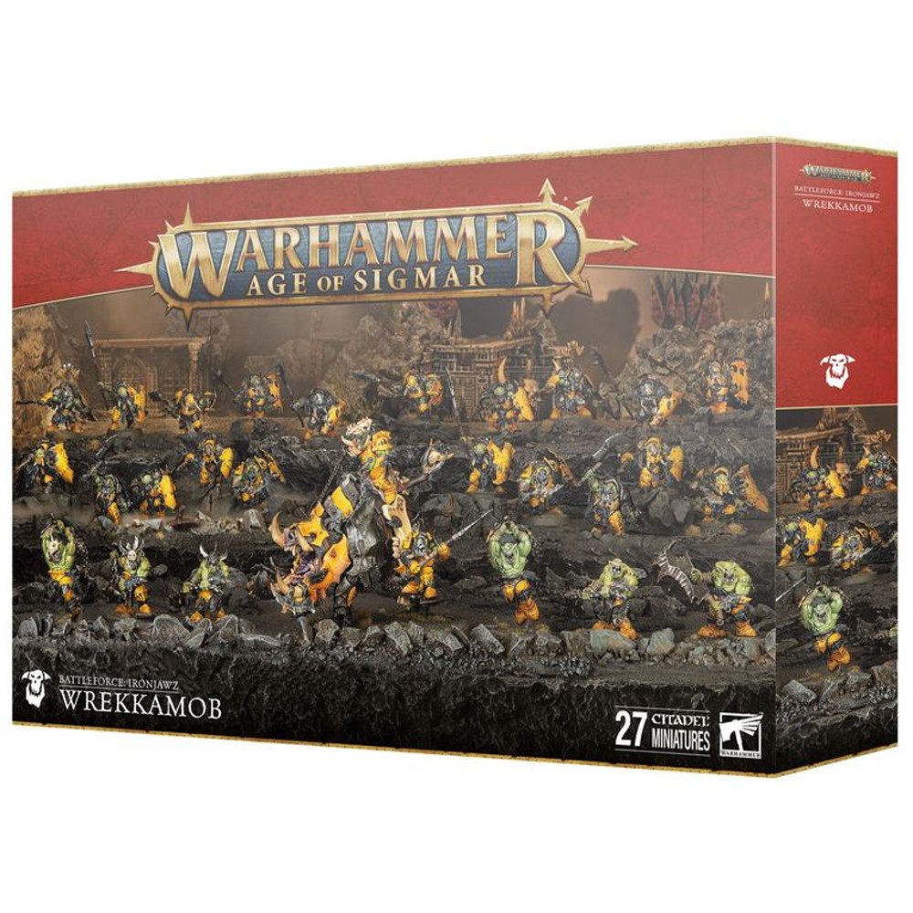 Warhammer Age of Sigmar: Ironjawz Battleforce - Wrekkamob (Preorder)