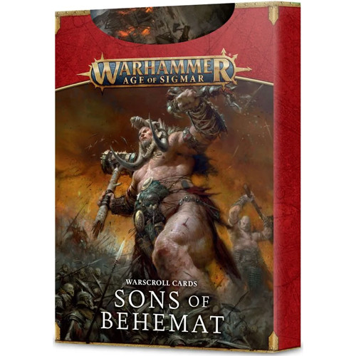 Warhammer Age of Sigmar: Warscroll Cards - Sons of Behemat