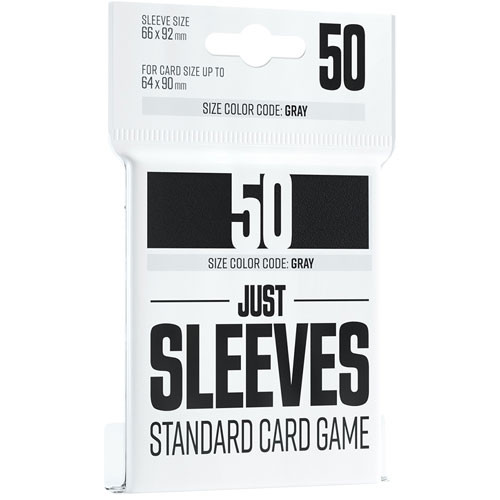 Just Sleeves: Standard Card Game - Black (50)