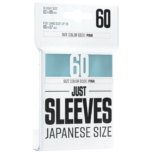 Just Sleeves: Japanese Size - Clear (60)