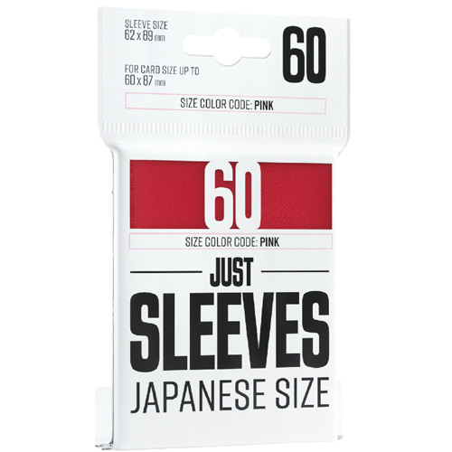 Just Sleeves: Japanese Size - Red (60)