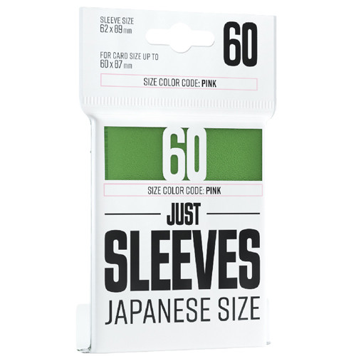 Just Sleeves: Japanese Size - Green (60)